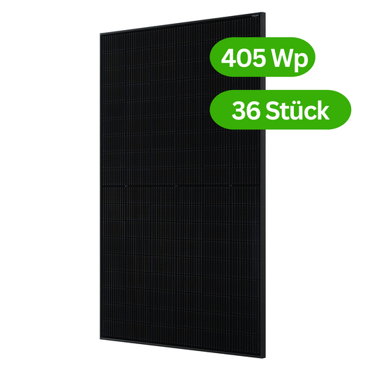 36x JA Solar JAM54S31-405MR 405W Solarmodul PV Modul Fullblack - Palette